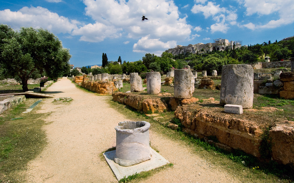 THE ANCIENT ATHENIAN AGORA - MY GREECE IS - DEMOCRACY

