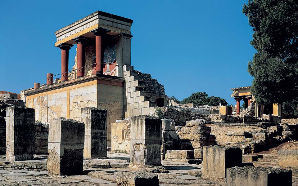In Sir Arthur Evans Footsteps At The Palace Of Knossos