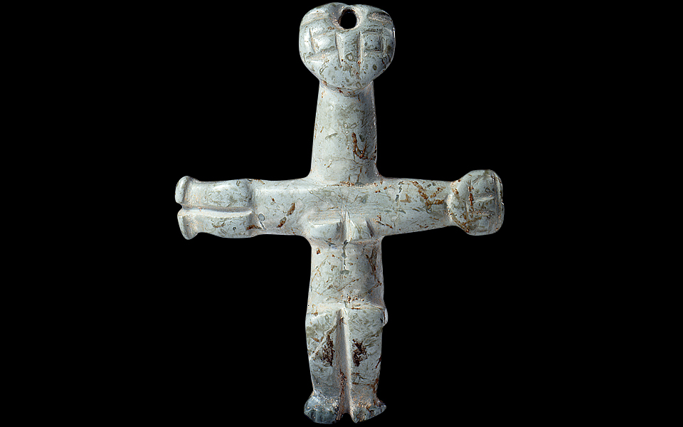 <h5>Cruciform figurine (3900-2500 BC, from the area of Paphos)</h5>