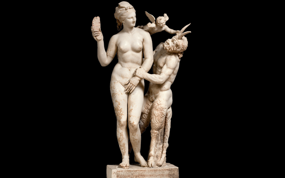 <h5>APHRODITE, PAN AND EROS (CA. 100 BC)</h5>