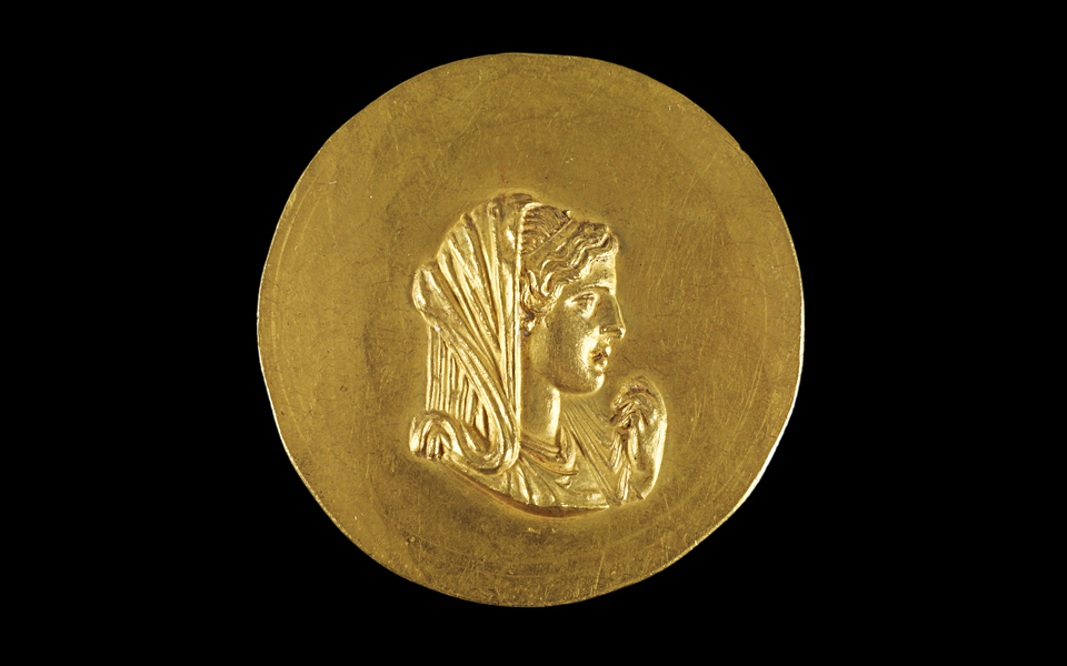 <h5>Gold medal of Olympias (225-250 AD)</h5>