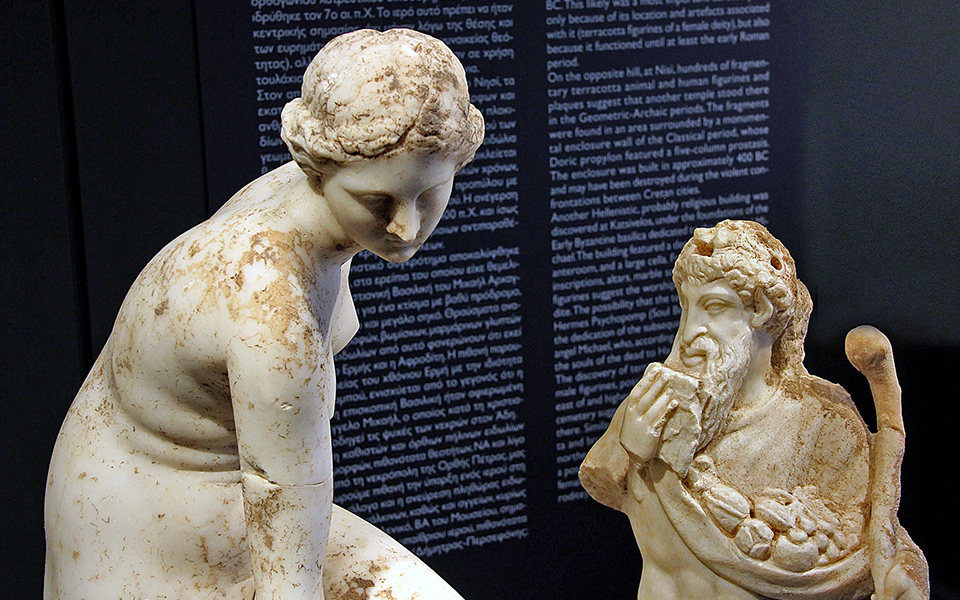 <h5>The marble statue of Aphrodite and Pan from the 2nd-1st century BC</h5>