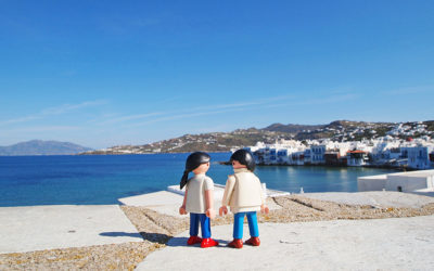 Playmobils Go on Greek Holidays