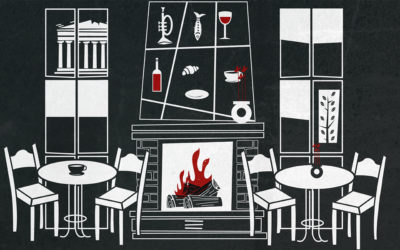 5+1 Athenian Cafes with Fireplaces