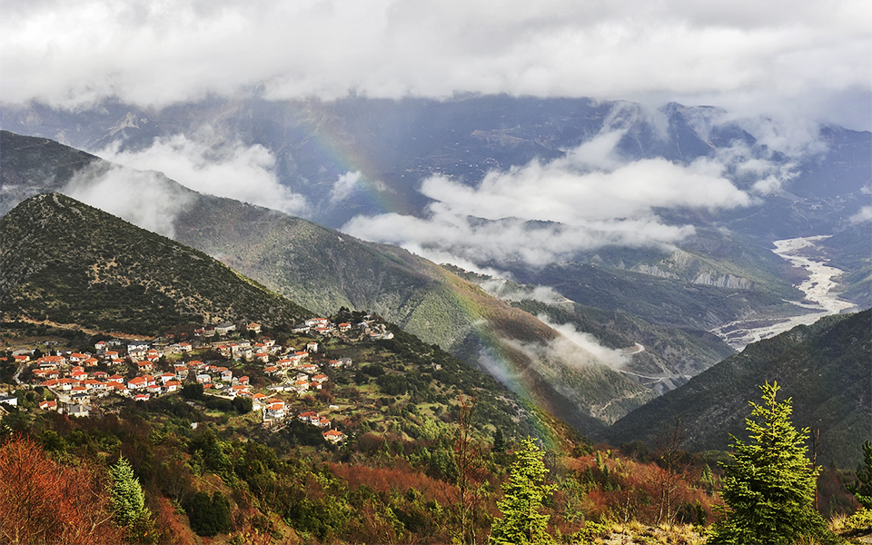 winter travel greece