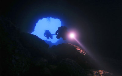 Cave Diving in the Underwater World of Amfitriti Cave