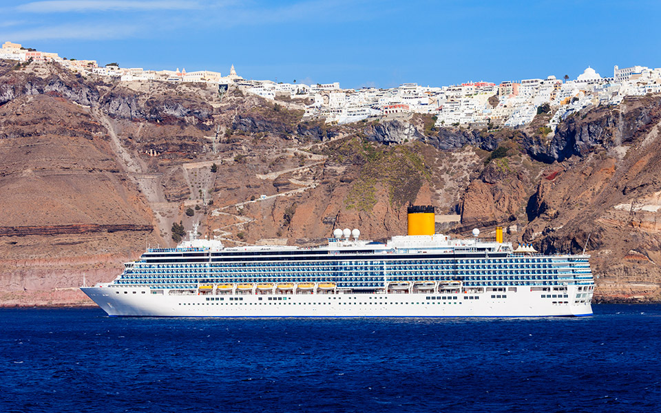 santorini greece cruises