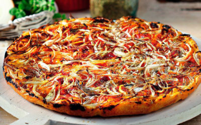 Recipes for Lent: The Greek Pizza that’s Also Vegan