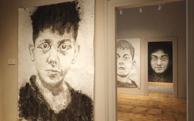 Artist Nassos Chalkidis Creates Powerful Portraits of Refugees