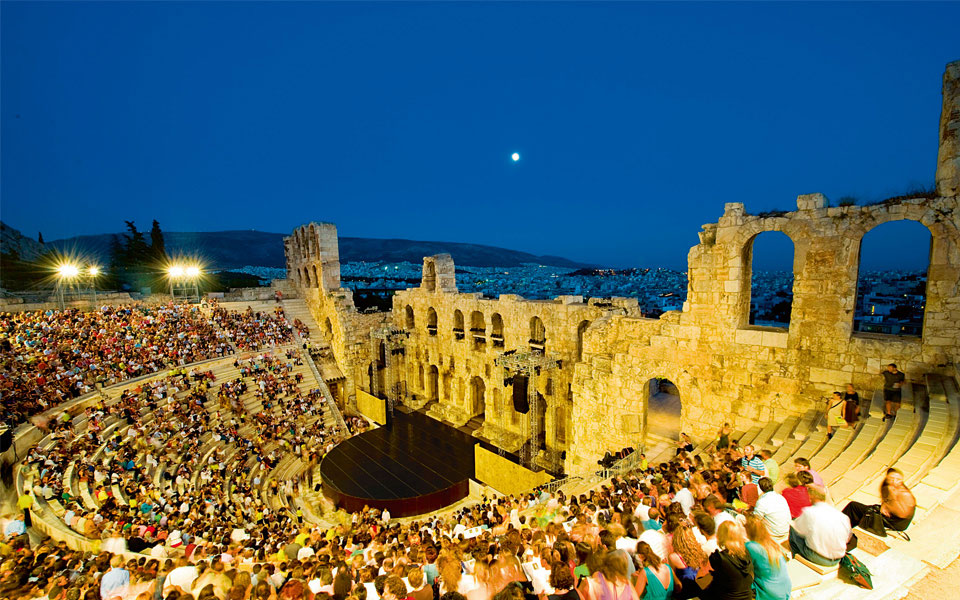 traditional greek theatre