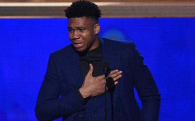 Watch: Emotional Giannis Antetokounmpo Receives NBA’s MVP Award