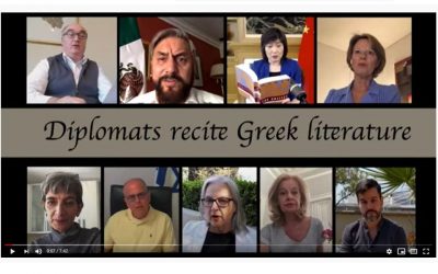 Watch Foreign Diplomats Recite Greek Literature