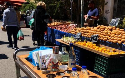 Fruits, Flowers and a Stiff Drink: Shopping at the Pangrati Street Market