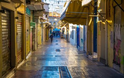 Athens City Hall Exploits Empty Roads to Fix Streets, Pavements