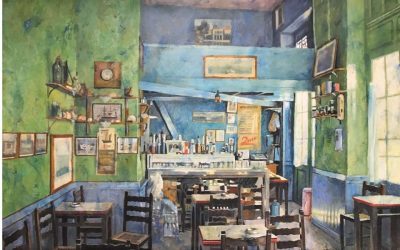 Café Paradise: an Exhibition of Paintings by Pavlos Samios at the Skoufa Gallery