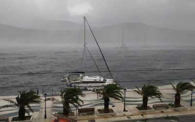 “Damages but No Injuries” in Ionian, as Cyclone Heads to Mainland