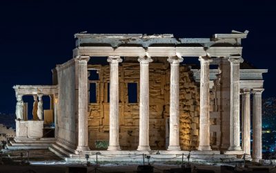 Acropolis Dazzles Under New Lighting System