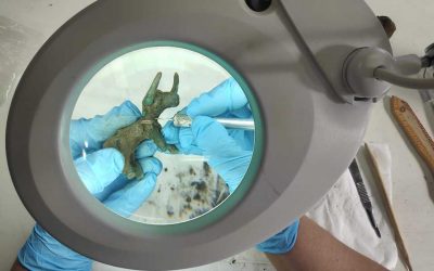 Heavy Rainfall Unearths Bronze Bull Figurine at Ancient Olympia