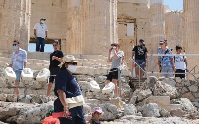 Greek Drop in Tourism in 2020 Worse than EU Average