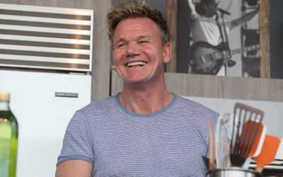 Celebrity Chef Gordon Ramsay Shoots Food Documentary in Greece