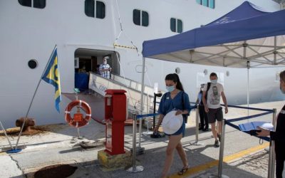 Corfu Welcomes First Cruise Ship of 2021