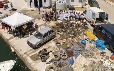 Successful Cleanup Campaign at Santorini Fishing Port