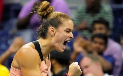 Sakkari Beats 2019 Champ Andreescu at US Open