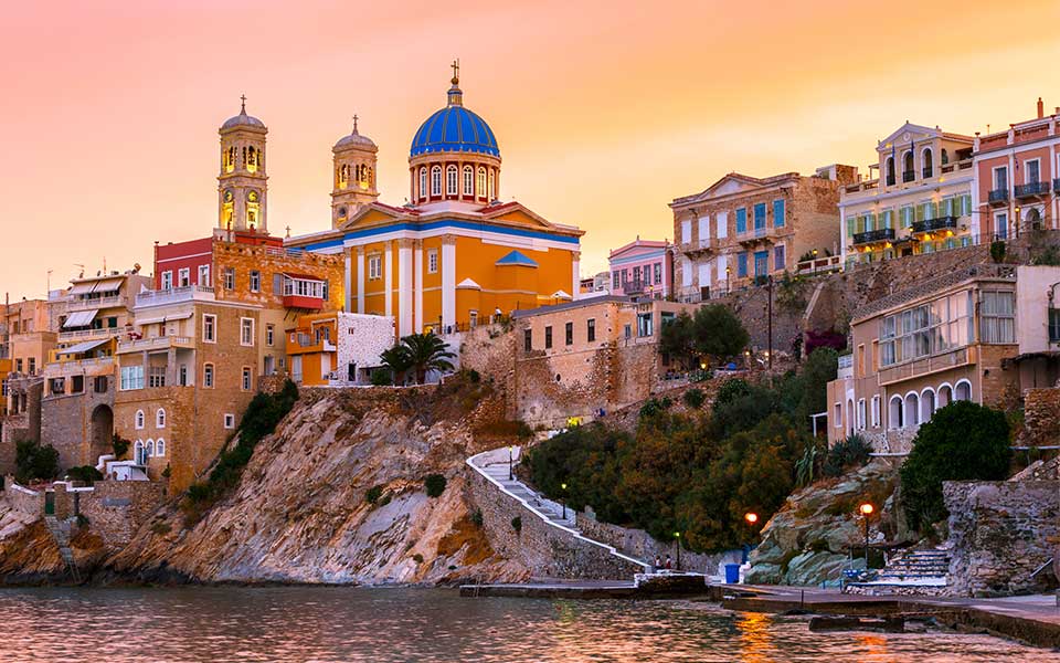 where to visit greece in october