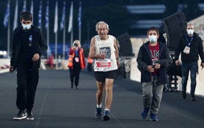 Oldest Greek Marathon Runner Sets His Sights on the Horizon