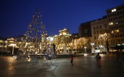 New Ice Rink Opens in Central Athens