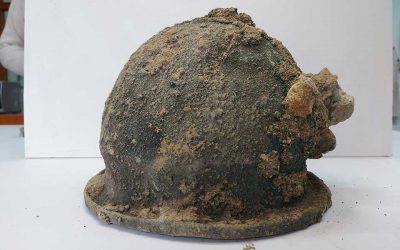 Ancient Greek Helmets Found at Site of Athena Temple, Southern Italy