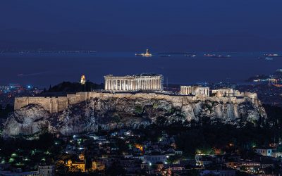 The Light Artists Who Illuminate Athens’ Heritage
