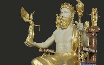 Replica of Impressive Zeus Statue Presented at Olympia