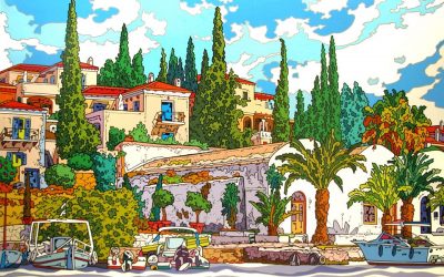 The Argosaronic Islands Go “Pop” in the Works of Benoît Paré