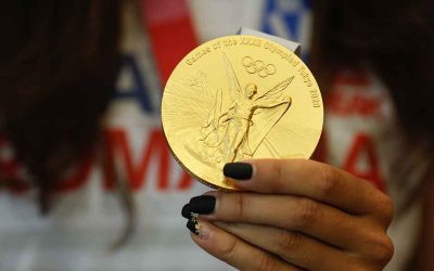 Which Greek Goddess Features on the Summer Olympics Medal?